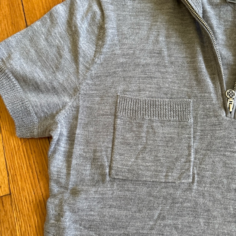 G/Fore G4 Golf Womens Sweater Dress  M Gray Wool NWT MSRP $295 - Picture 2 of 12